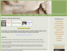 Tablet Screenshot of birthchoices.info